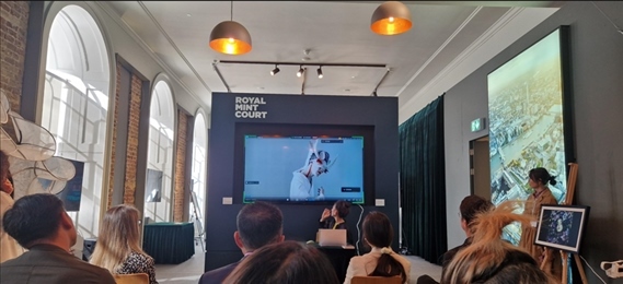 中英青年數(shù)字創(chuàng)意產(chǎn)學(xué)交流會現(xiàn)場。逸麟 攝