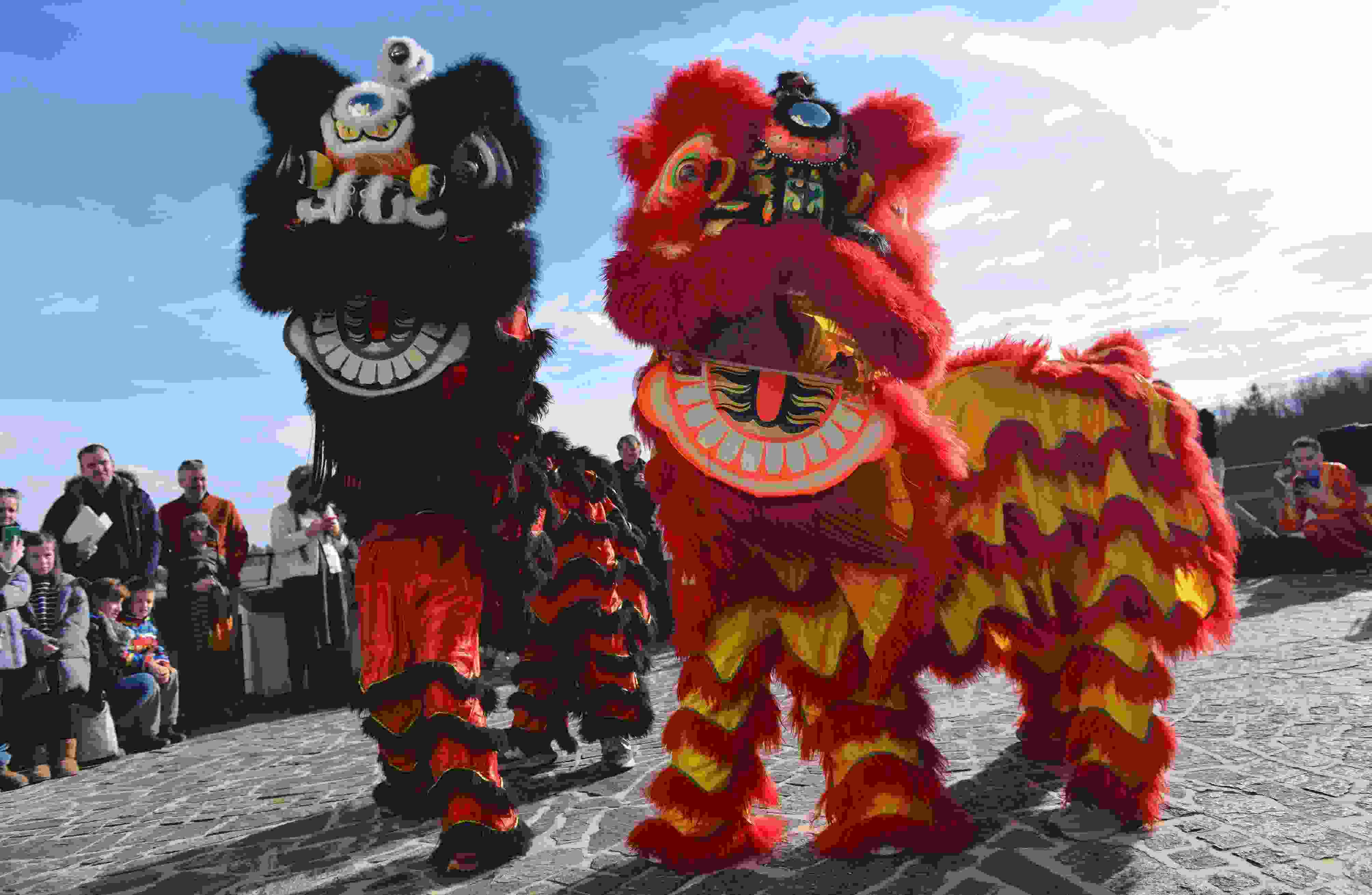 △當(dāng)?shù)貢r(shí)間2024年2月4日，克羅地亞克拉皮納，薩格勒布大學(xué)孔子學(xué)院舉辦一系列活動(dòng)，迎接中國(guó)農(nóng)歷龍年春節(jié)。