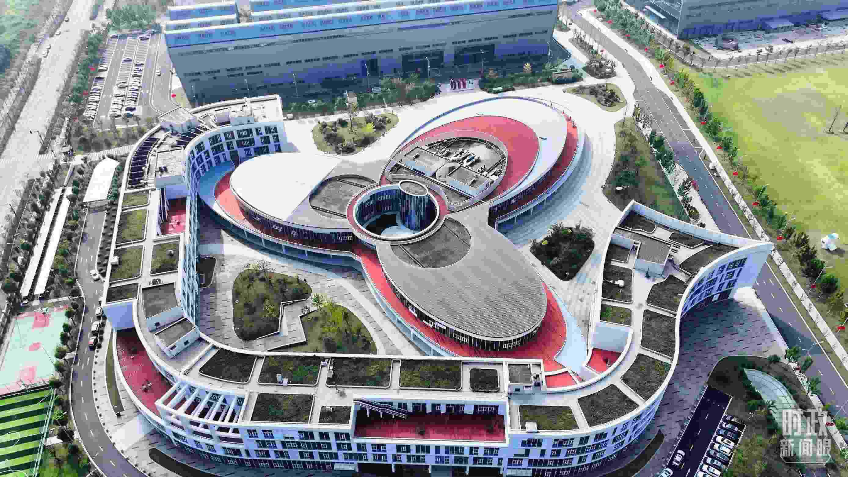 △位于合肥未來大科學(xué)城的聚變堆主機關(guān)鍵系統(tǒng)綜合研究設(shè)施園區(qū)。（總臺記者陳志猛拍攝）