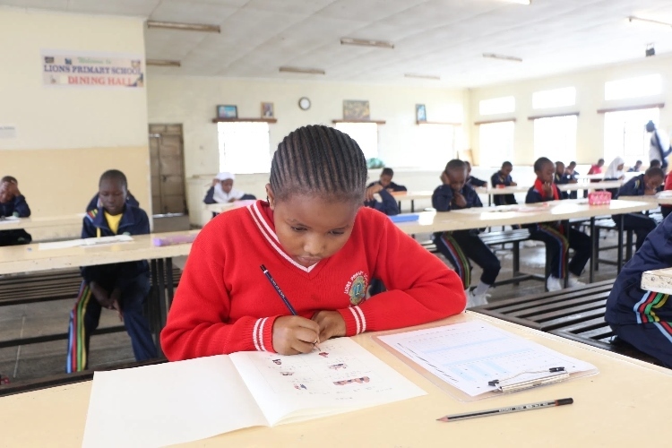 考場(chǎng)現(xiàn)場(chǎng)。埃格頓大學(xué)孔子學(xué)院供圖