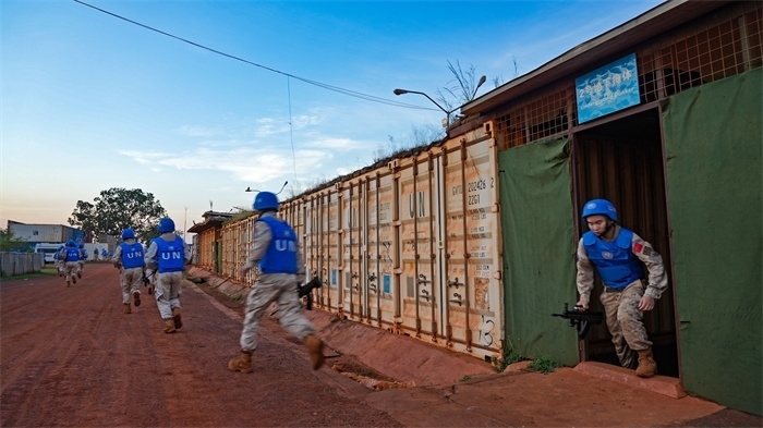 支援加強警戒點位。孫亞斌攝