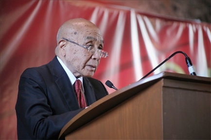 李子文致辭。主辦方供圖