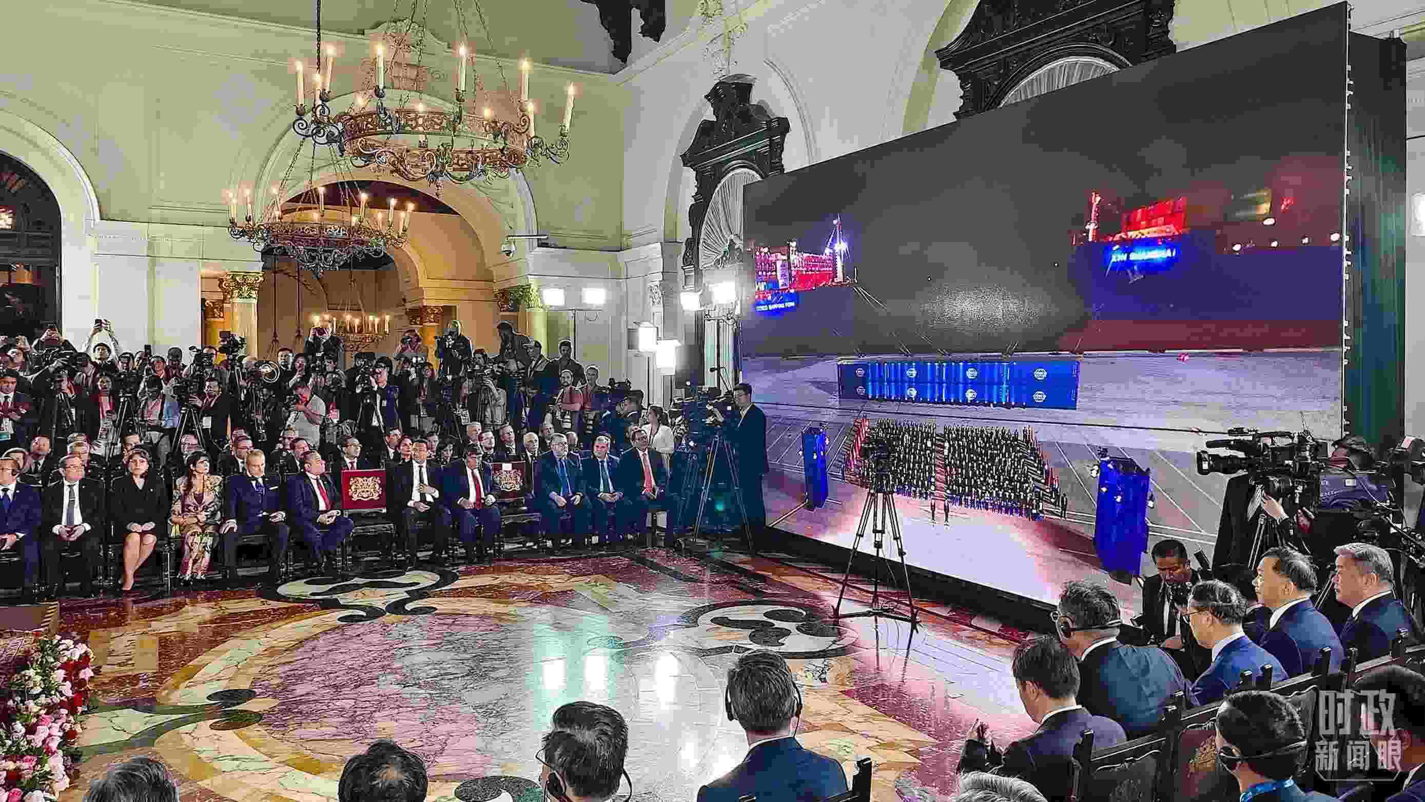 錢凱港開港儀式現(xiàn)場。（總臺央視記者韓銳拍攝）