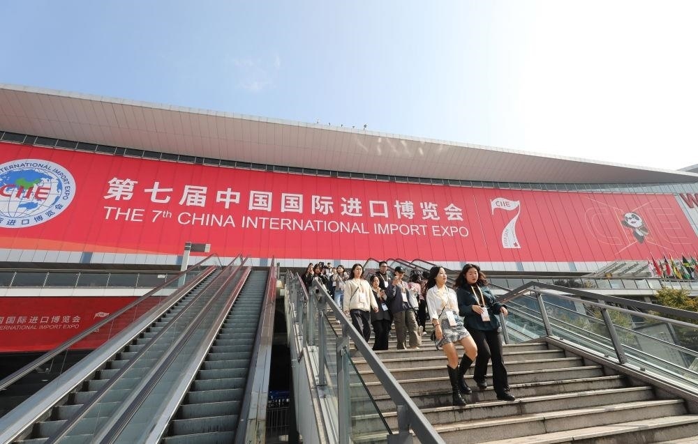 第七屆進(jìn)博會按年計(jì)意向成交額超八百億美元。