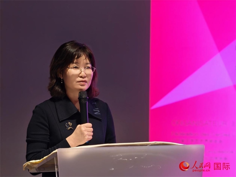 遼寧省文聯(lián)黨組書記、主席邵玉英致辭。人民網(wǎng)記者 于超凡攝