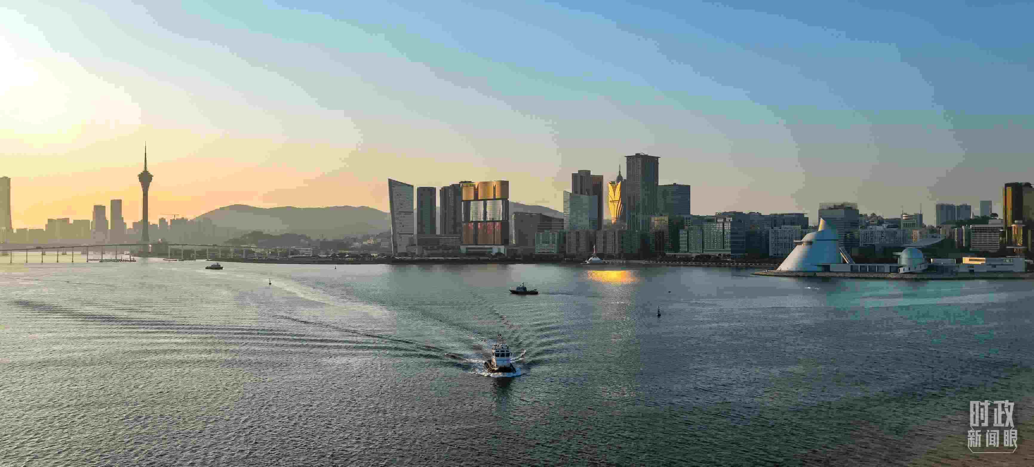 △澳門風(fēng)光。（總臺(tái)央視記者王子杭拍攝）