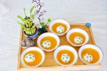 參賽作品“白雪尋蓮”。主辦方供圖