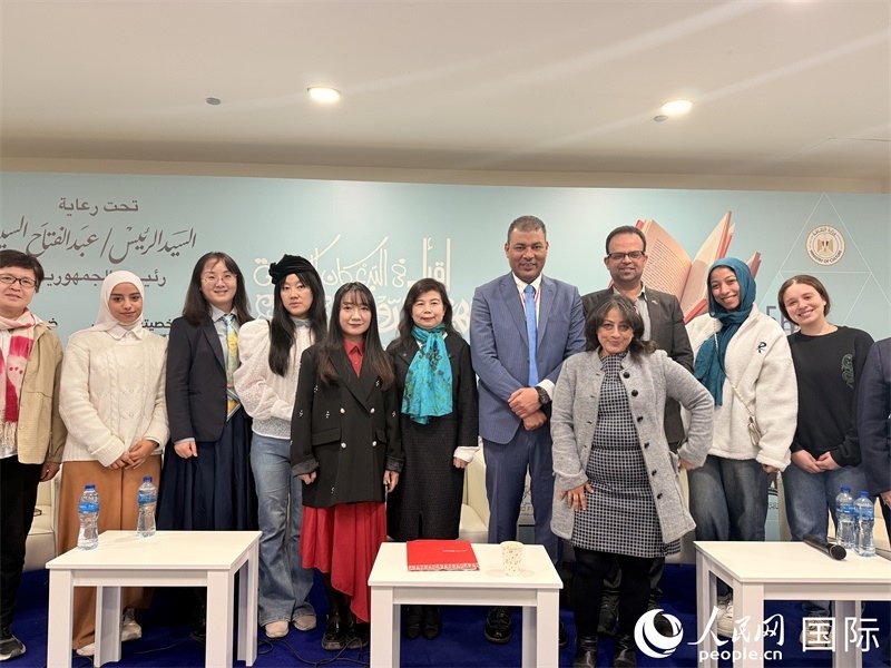 “中國與埃及：古往今來的聯(lián)系”主題分享會，人民網(wǎng)記者黃培昭攝