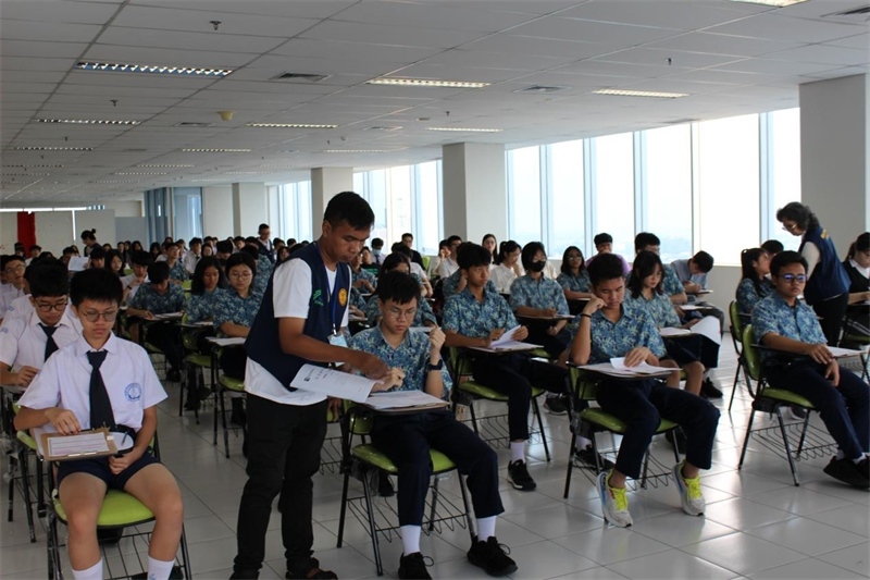 考試現場。印尼雅加達華文教育協調機構供圖