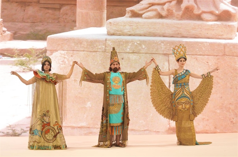 伊拉克時(shí)尚館去年9月舉辦的時(shí)裝展一景。伊拉克時(shí)尚館供圖