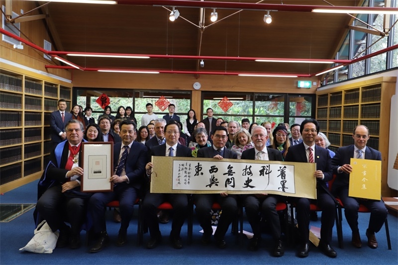 《宋畫全集》亮相劍橋大學李約瑟研究所。主辦方供圖