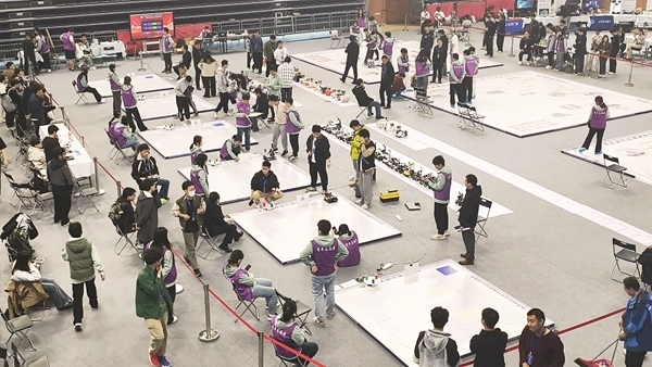 比賽現(xiàn)場。北京建筑大學供圖