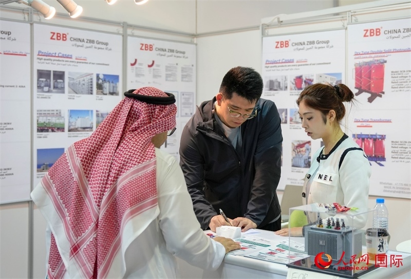 展會現(xiàn)場。人民網(wǎng) 塔里克·易卜拉欣攝