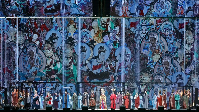 《受到召喚·敦煌》劇照。國話供圖