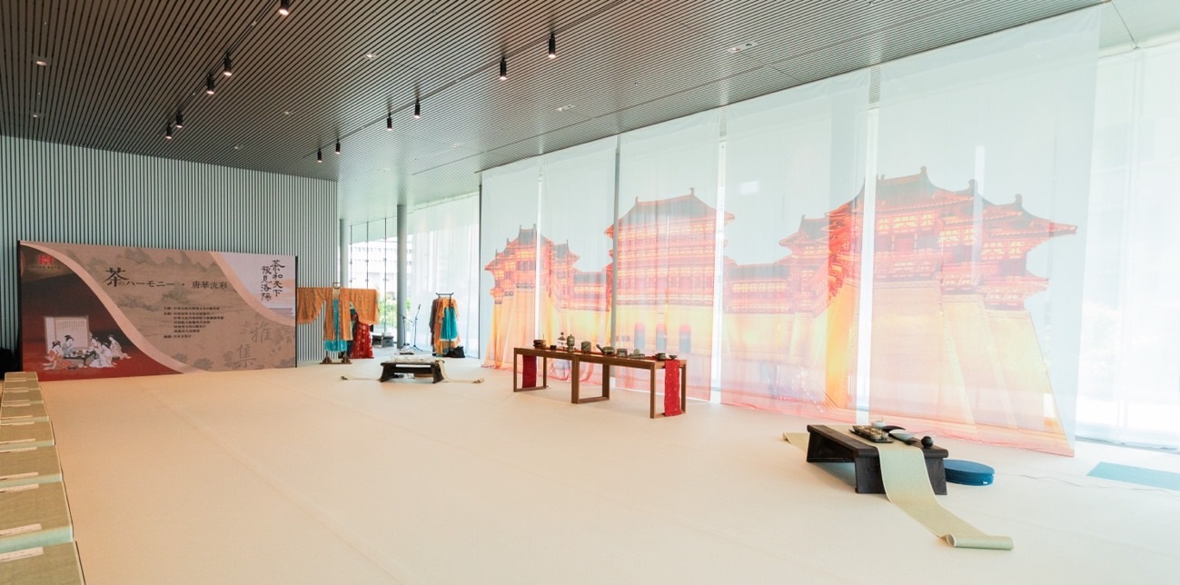 “茶和天下 豫見洛陽”雅集空間。中國駐大阪旅游辦事處供圖