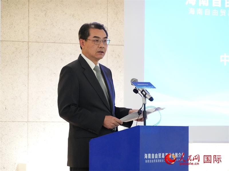 中國駐日本大使吳江浩致辭。人民網(wǎng) 許可攝